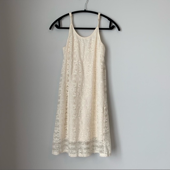love, Fire Cream Lace Midi Dress - Picture 1 of 5